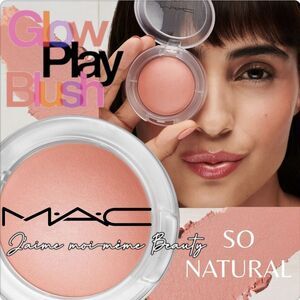 MAC GLOW PLAY BOUNCY BLUSH IN SO NATURAL - NUDE BLONZER